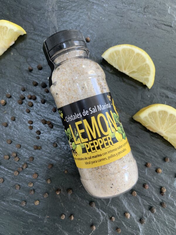 Cristales de Sal Marina Lemon Pepper